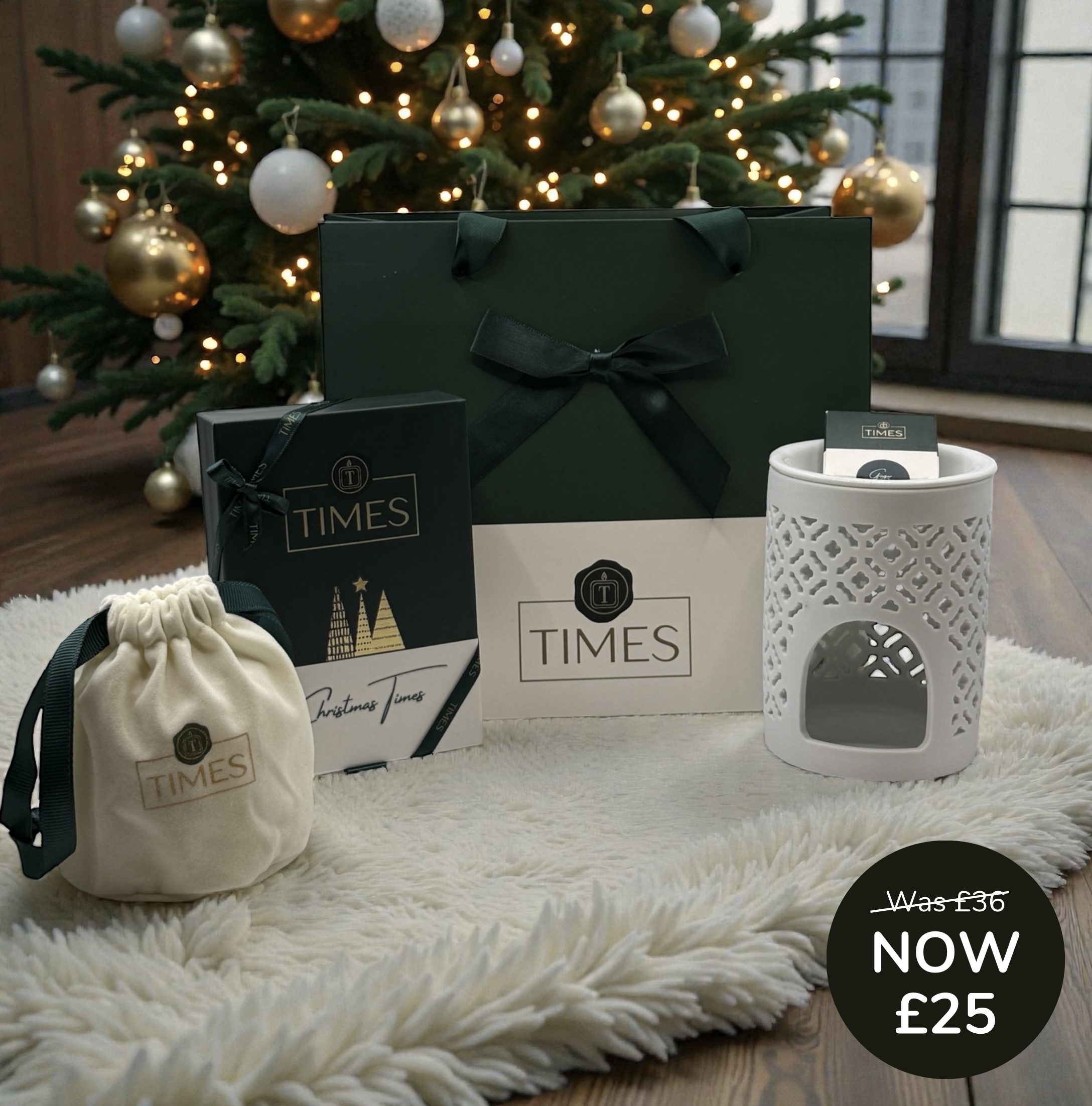 Times - The Christmas Melt Gift Set (Limited Edition) with burner